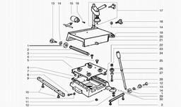 Metabo 092005405610 MULTI 260 MORTICING ATTACHMENT spare parts