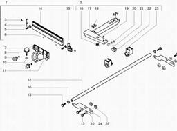 Metabo 101018670210 RIP FENCE ASSEMBLY spare parts