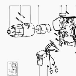Metabo 600059 PowerMaxx spare parts