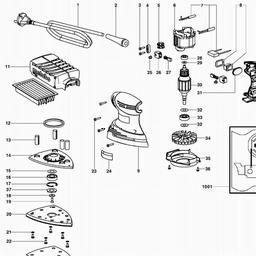 Metabo 600065 FMS 200 Intec spare parts