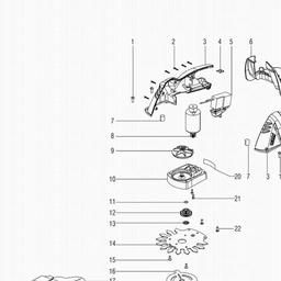 Metabo 600088 PowerCutter spare parts