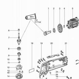 Metabo 600175 DS E 170 spare parts
