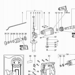 Metabo 600183 BH EA 14 S R+L spare parts