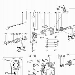Metabo 600183 BH EA 14 S R+L spare parts