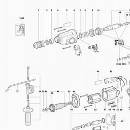 Metabo 600224 KHE-D 28 spare parts