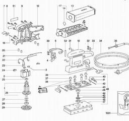 Metabo 600226 SR 226 spare parts