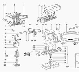 Metabo 600227 SR E 227 spare parts