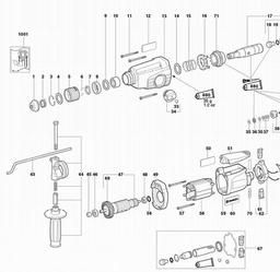 Metabo 600229 KHE 22 SP spare parts