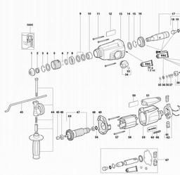 Metabo 600234 BHE 20 spare parts
