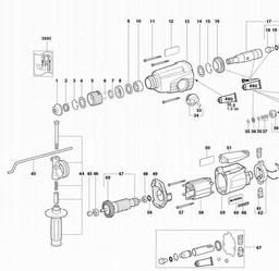 Metabo 600234 BHE 20 spare parts