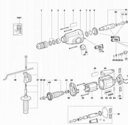 Metabo 600235 BHE 22 spare parts