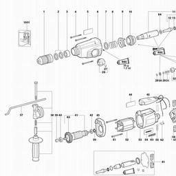 Metabo 600237 KHE 24 spare parts