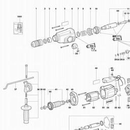 Metabo 600248 KHE 28 Diagnostic spare parts