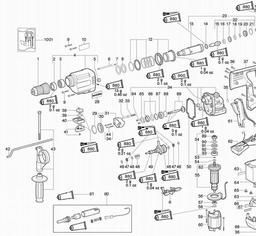Metabo 600249 KHE 32 Diagnostic spare parts