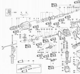 Metabo 600249 KHE 32 Diagnostic spare parts