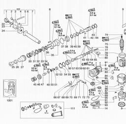 Metabo 600275 KHE 75 spare parts