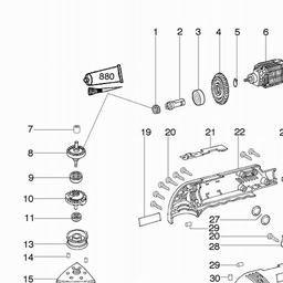 Metabo 600307 DSE 280 spare parts
