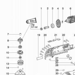 Metabo 600317 DSE 280 Intec spare parts