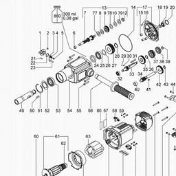 Metabo 600323 B 32/3 spare parts