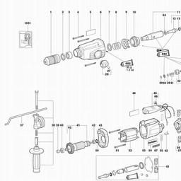 Metabo 600337 KHE 26 spare parts