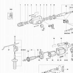 Metabo 600339 KHE 28 SP spare parts