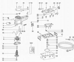 Metabo 600355 SR 355 spare parts