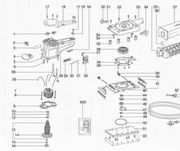 Metabo 600356 SR 356 spare parts