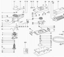 Metabo 600358 SR 358 spare parts
