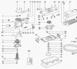 Metabo 600358 SR 358 spare parts
