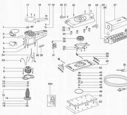 Metabo 600359 SR E 359 spare parts