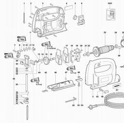 Metabo 600362 STE 65 SP spare parts