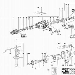 Metabo 600364 KHE 28 Plus spare parts