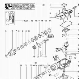 Metabo 600366 MHE 56 spare parts