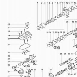 Metabo 600396 MHE 96 spare parts