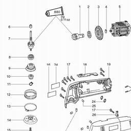Metabo 600405 SX E 400 spare parts