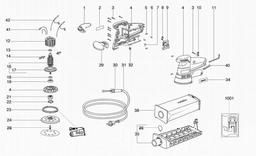 Metabo 600425 SX E 425 spare parts