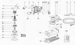 Metabo 600426 SX E 425 XL spare parts