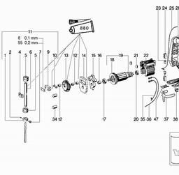 Metabo 600456 ST 450 spare parts