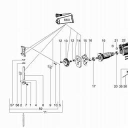 Metabo 600456 ST 450 spare parts