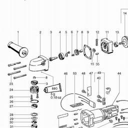 Metabo 600502 WB E 500 spare parts