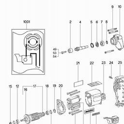 Metabo 600531 B E 530 R+L spare parts