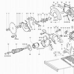 Metabo 600544 KS 66 Plus spare parts