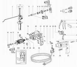 Metabo 600558 SB 560 spare parts