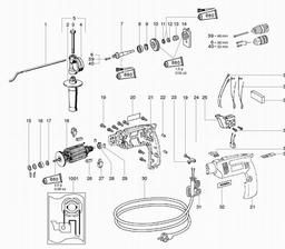 Metabo 600613 SB 13 spare parts