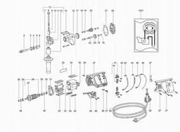 Metabo 600628 B E 628 S R+L spare parts