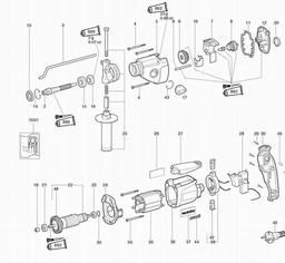 Metabo 600660 SB 660 spare parts