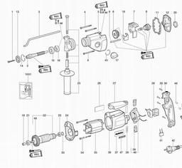 Metabo 600661 SBE 660 spare parts