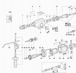 Metabo 600691 UHE 20 spare parts