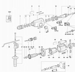 Metabo 600692 UHE 22 Multi spare parts