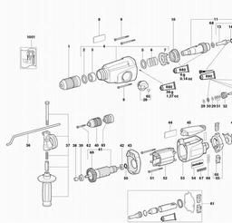 Metabo 600692 UHE 22 Multi spare parts
